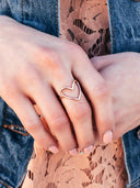 Keep An Open Heart Ring-Dainty Rings-Rae Collective, Women's Online Fashion Boutique Located in Phoenix, Arizona (Scottsdale Area)