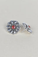 Sterling Silver Daisy Concho Stud Earrings-Stud Earrings-Rae Collective, Women's Online Fashion Boutique Located in Phoenix, Arizona (Scottsdale Area)