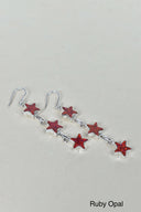 3 Star General Sterling Silver Earrings-Drop Earrings-Krush Kandy, Women's Online Fashion Boutique Located in Phoenix, Arizona (Scottsdale Area)