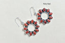 HOLLOW "O" STERLING SILVER EARRINGS-Drop Earrings-Krush Kandy, Women's Online Fashion Boutique Located in Phoenix, Arizona (Scottsdale Area)