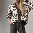 Leopard Button Cardigan-Cardigan-Krush Kandy, Women's Online Fashion Boutique Located in Phoenix, Arizona (Scottsdale Area)
