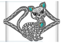 Cat Sugar Skull Cuff-Bracelets-Rae Collective, Women's Online Fashion Boutique Located in Phoenix, Arizona (Scottsdale Area)