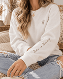 Embroidered She Is Strong Sweatshirt