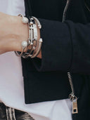 Eternity Cuff Bracelet with CZ Crystals-Cuffs-Krush Kandy, Women's Online Fashion Boutique Located in Phoenix, Arizona (Scottsdale Area)