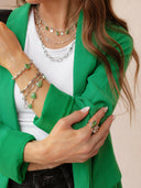 Sterling Silver Duo Chain Necklace & Bracelet-Chain Necklaces-Rae Collective, Women's Online Fashion Boutique Located in Phoenix, Arizona (Scottsdale Area)