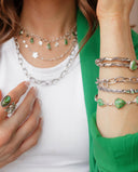 Sterling Silver Duo Chain Necklace & Bracelet-Chain Necklaces-Rae Collective, Women's Online Fashion Boutique Located in Phoenix, Arizona (Scottsdale Area)