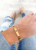 Counting The Stars Bangle Bracelet-Bracelets-Krush Kandy, Women's Online Fashion Boutique Located in Phoenix, Arizona (Scottsdale Area)