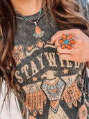 Stay Wild Roam Free Graphic Top-Graphic Tees-Krush Kandy, Women's Online Fashion Boutique Located in Phoenix, Arizona (Scottsdale Area)