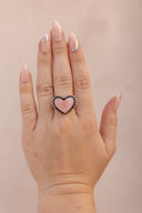 With All My Love Single Stone Heart Ring MADE TO ORDER-Statement Rings-Rae Collective, Women's Online Fashion Boutique Located in Phoenix, Arizona (Scottsdale Area)