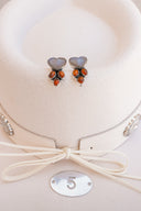 Multi Stone Drop Earrings-Stud Earrings-Krush Kandy, Women's Online Fashion Boutique Located in Phoenix, Arizona (Scottsdale Area)