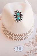 One Of A Kind Turquoise & Wild Horse Rings-Rings-Krush Kandy, Women's Online Fashion Boutique Located in Phoenix, Arizona (Scottsdale Area)