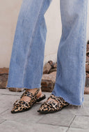 Addison Double Buckle Leopard Flats-Shoes-Krush Kandy, Women's Online Fashion Boutique Located in Phoenix, Arizona (Scottsdale Area)