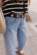 Metallic Disc Studded Faux Leather Belt-Accessories-Krush Kandy, Women's Online Fashion Boutique Located in Phoenix, Arizona (Scottsdale Area)