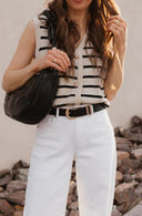 Elongated U Buckle Double Loop Belt-Belts-Krush Kandy, Women's Online Fashion Boutique Located in Phoenix, Arizona (Scottsdale Area)