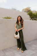 Elevated Stripe Button Down Tank Top-Tanks-Krush Kandy, Women's Online Fashion Boutique Located in Phoenix, Arizona (Scottsdale Area)