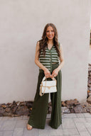 Elevated Stripe Button Down Tank Top-Tanks-Krush Kandy, Women's Online Fashion Boutique Located in Phoenix, Arizona (Scottsdale Area)