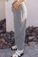 Easy Days Patchwork Railroad Striped Pants-Pants-Krush Kandy, Women's Online Fashion Boutique Located in Phoenix, Arizona (Scottsdale Area)
