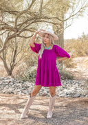 (2 Colors) A Good View Square Neck Linen Babydoll Dress-Dresses-Rae Collective, Women's Online Fashion Boutique Located in Phoenix, Arizona (Scottsdale Area)