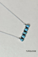 Quintabulous Sterling Silver Necklace-Bar Necklaces-Krush Kandy, Women's Online Fashion Boutique Located in Phoenix, Arizona (Scottsdale Area)