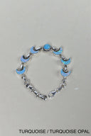 Lunar Crescent Charm Bracelet-Chain Bracelets-Krush Kandy, Women's Online Fashion Boutique Located in Phoenix, Arizona (Scottsdale Area)