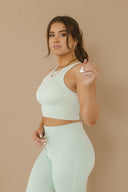 Moving On Ribbed Sports Bra-Sports Bras-Rae Collective, Women's Online Fashion Boutique Located in Phoenix, Arizona (Scottsdale Area)