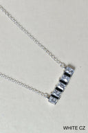 Quintabulous Sterling Silver Necklace-Bar Necklaces-Rae Collective, Women's Online Fashion Boutique Located in Phoenix, Arizona (Scottsdale Area)