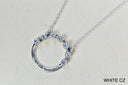 Luna's Crescent Gemstone Necklace-Pendant Necklaces-Krush Kandy, Women's Online Fashion Boutique Located in Phoenix, Arizona (Scottsdale Area)