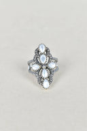 Victoria Sterling Silver Stone Crawler Ring-Crawler Rings-Krush Kandy, Women's Online Fashion Boutique Located in Phoenix, Arizona (Scottsdale Area)