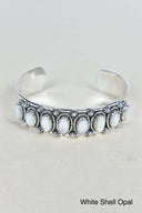 Octet Gem Sterling Silver Cuff-Cuffs-Krush Kandy, Women's Online Fashion Boutique Located in Phoenix, Arizona (Scottsdale Area)