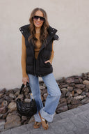 KANCAN Wide Leg Rolled Cuff Denim Jean-Jeans-Rae Collective, Women's Online Fashion Boutique Located in Phoenix, Arizona (Scottsdale Area)