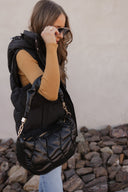 Chic Luxe Hooded Puffer Vest-Vests-Rae Collective, Women's Online Fashion Boutique Located in Phoenix, Arizona (Scottsdale Area)