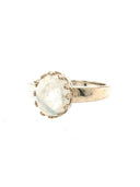 Krush Exclusive: Wide Band Solitaire Moonstone Ring-Band Rings-Krush Kandy, Women's Online Fashion Boutique Located in Phoenix, Arizona (Scottsdale Area)
