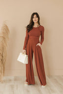 Drive You Mad Ribbed Wide Leg Pants | 6 Colors-Pants-Rae Collective, Women's Online Fashion Boutique Located in Phoenix, Arizona (Scottsdale Area)