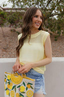 Honeycomb Charm Crotchet Knit Sweater Vest-Tops-Krush Kandy, Women's Online Fashion Boutique Located in Phoenix, Arizona (Scottsdale Area)