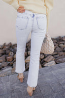 Kancan Cloudline Distressed Slim Flare Jeans-Jeans-Krush Kandy, Women's Online Fashion Boutique Located in Phoenix, Arizona (Scottsdale Area)