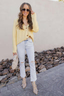 Sunlit Dreams Ribbed Cardigan-Sweaters-Rae Collective, Women's Online Fashion Boutique Located in Phoenix, Arizona (Scottsdale Area)