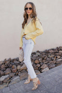 Kancan Cloudline Distressed Slim Flare Jeans-Jeans-Rae Collective, Women's Online Fashion Boutique Located in Phoenix, Arizona (Scottsdale Area)