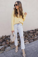 Kancan Cloudline Distressed Slim Flare Jeans-Jeans-Krush Kandy, Women's Online Fashion Boutique Located in Phoenix, Arizona (Scottsdale Area)