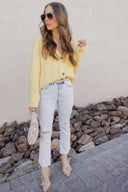 Kancan Cloudline Distressed Slim Flare Jeans-Jeans-Krush Kandy, Women's Online Fashion Boutique Located in Phoenix, Arizona (Scottsdale Area)