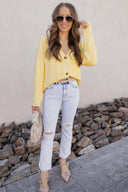 Kancan Cloudline Distressed Slim Flare Jeans-Jeans-Krush Kandy, Women's Online Fashion Boutique Located in Phoenix, Arizona (Scottsdale Area)